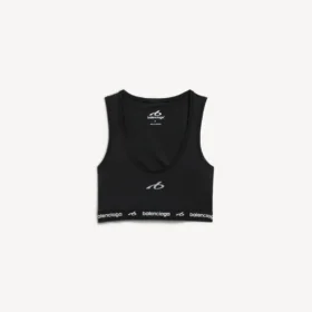 Débardeur-soutien-gorge Techwear pour femme, noir