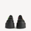 Derbies à plateforme « Strike » pour femme avec breloques, noir/multicolore