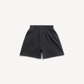 Enfants – short de jogging noir délavé