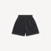 Enfants – short de jogging noir délavé