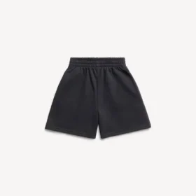 Enfants – short de jogging noir délavé