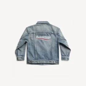 Enfants – veste oversize de Political Campaign en bleu clair