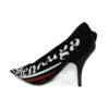 Escarpins Campaign Logo « Noir » 495777W06001091