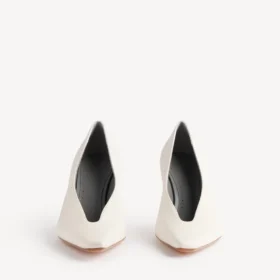 Escarpins « Duchesse » pour femme, couleur blanc neige