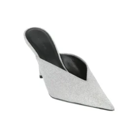 Escarpins à talon ouvert Glitter Knife « Silver » 579279WA7018163