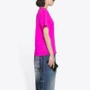 FW21 à manches courtes rose-rouge 661705TKVE16817