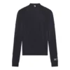 FW21 T-shirt de sport slim à manches longues noir 6617534B0B11077