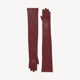 Gants longs pour femme, couleur bordeaux Gants longs pour femme, couleur bordeaux