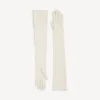 Gants longs pour femme couleur porcelaine Gants longs pour femme couleur porcelaine
