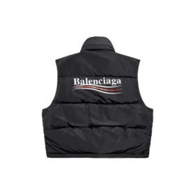 Gilet matelassé « Political Campaign Cocoon » « Noir » 762769TYD361000