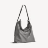 Grand sac à bandoulière pour homme, style « shopper », avec housse de protection, gris Grand sac à bandoulière pour homme, style « shopper », avec housse de protection, gris