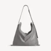 Grand sac à bandoulière pour homme, style « shopper », avec housse de protection, gris Grand sac à bandoulière pour homme, style « shopper », avec housse de protection, gris