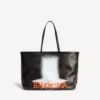Grand sac cabas Select pour femme, noir/orange