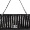 Grand sac à chaîne matelassé Monaco « Noir » 7659332AASE1000