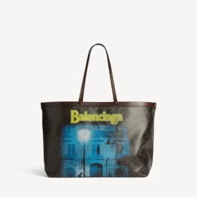 Grand sac fourre-tout Select pour femme, noir/jaune