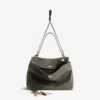 Grand sac à main de style Rodeo pour femme avec breloques, couleur kaki
