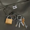 Grand sac à main de style Rodeo pour femme avec breloques, couleur kaki