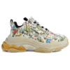 Gucci x Balenciaga The Hacker Project Triple S « Flora Print » 677195-UL110-8461