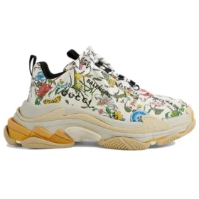 Gucci x Balenciaga The Hacker Project Triple S « Flora Print » 677195-UL110-8461