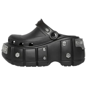 Hardcrocs Slide x Crocs « Nero Silver » 687398W1S8N1081