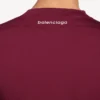 Haut technique ajusté à manches longues pour homme, couleur bordeaux/aqua Haut technique ajusté à manches longues pour homme, couleur bordeaux/aqua