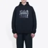 Homme Balenciaga Imprimé Logo Portrait Noir 620973TIVA21000