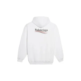 Homme Balenciaga Logo de Political Campaign Blanc 600583TIV539040