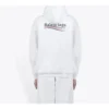 Homme Balenciaga Logo de Political Campaign Blanc 600583TIV539040