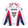 Homme Balenciaga SS21 Hockey Sports Mesh à manches longues Blanc 657105TKV248090