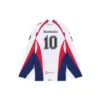 Homme Balenciaga SS21 Hockey Sports Mesh à manches longues Blanc 657105TKV248090