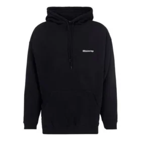 Homme Balenciaga Sweat à capuche décontracté 100 % coton noir 570811TJV851070 Homme Balenciaga Sweat à capuche décontracté 100 % coton noir 570811TJV851070
