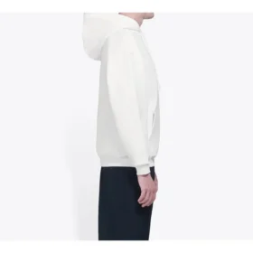 Hommes Balenciaga Logo créatif symbolique sur la poitrine, style rétro, blanc 570811TIV519040