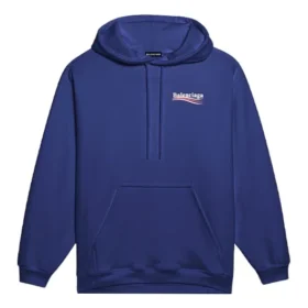 Hommes : Balenciaga Logo imprimé, bleu marine classique 600583TIV531195