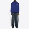 Hommes : Balenciaga Logo imprimé, bleu marine classique 600583TIV531195