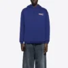 Hommes : Balenciaga Logo imprimé, bleu marine classique 600583TIV531195