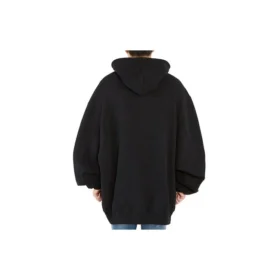 Hommes Balenciaga Noir Imprimé Slogan Noir 641679TJV771000