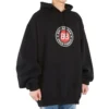 Hommes Balenciaga Noir Imprimé Slogan Noir 641679TJV771000