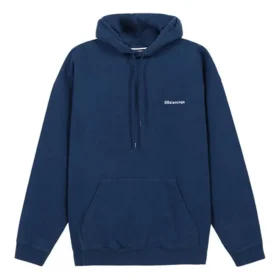 Hoodie Balenciaga pour homme, version ample, doublé polaire, manches longues, bleu 570811TJV854866 Hoodie Balenciaga pour homme, version ample, doublé polaire, manches longues, bleu 570811TJV854866