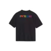 « I Love Techno » brodé, noir 556089TDV201000