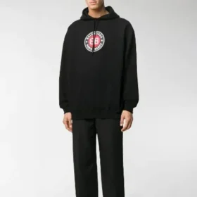 Imprimé double logo B, homme, noir 570811TJVD71000