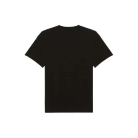 Imprimé portrait du groupe, logo rétro, manches courtes, unisexe, noir 612965TIVA11000