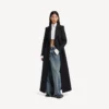 Jean baggy pour femme à entrejambe bas, bleu vintage délavé