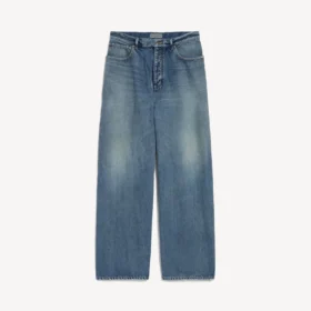 Jean baggy pour homme bleu foncé