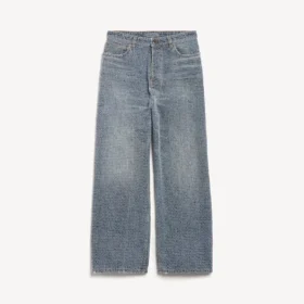 Jean baggy pour homme à motif « Denim Stitch » en bleu foncé