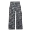 Jean camouflage à jambes larges « Gris » 641456TJW551055