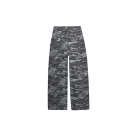 Jean camouflage à jambes larges « Gris » 641456TJW551055