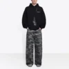 Jean camouflage à jambes larges « Gris » 641456TJW551055