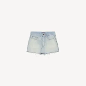 Jupe-short pour femme bleu clair