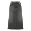 Jupe trapèze FW21 « Denim gris délavé » 646913TBP477767