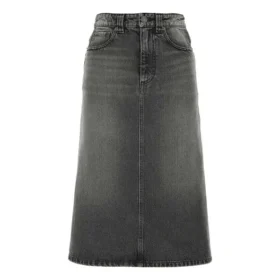 Jupe trapèze FW21 « Denim gris délavé » 646913TBP477767